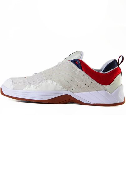 Tênis Masculino DC Williams Slim S - White/Navy/Red