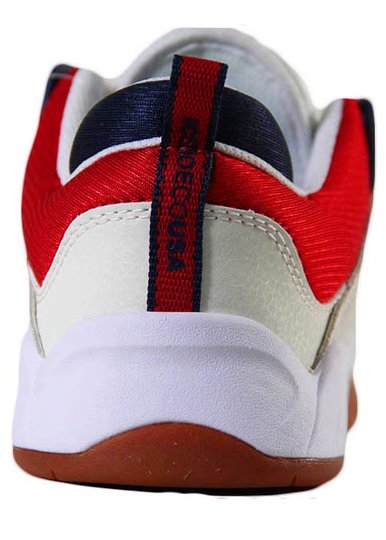 Tênis Masculino DC Williams Slim S - White/Navy/Red