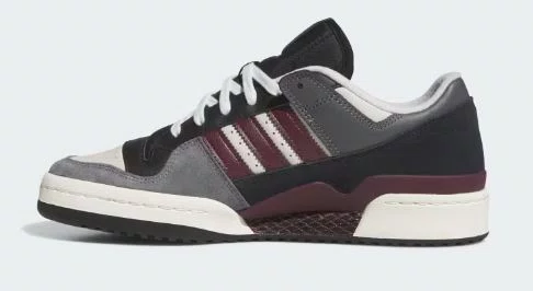 Tênis Masculino Forum 84 Low - Preto/Bordo