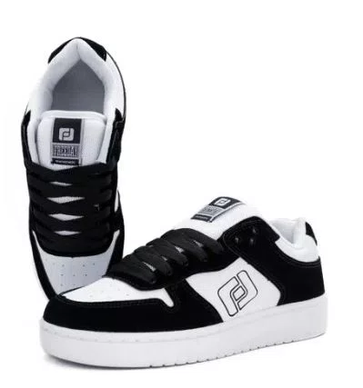 Tênis Masculino Freeday Grandir OX - Preto/Branco