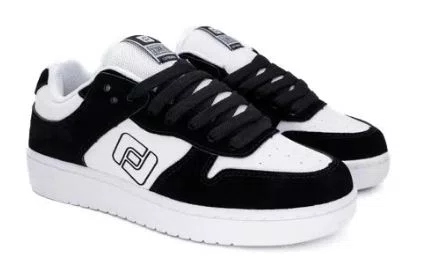 Tênis Masculino Freeday Grandir OX - Preto/Branco