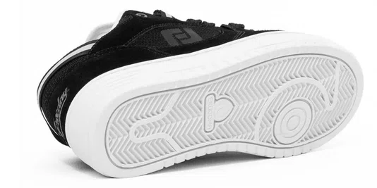 Tênis Masculino Freeday Switch duas linguetas - Preto/Branco