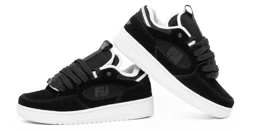 Tênis Masculino Freeday Switch duas linguetas - Preto/Branco