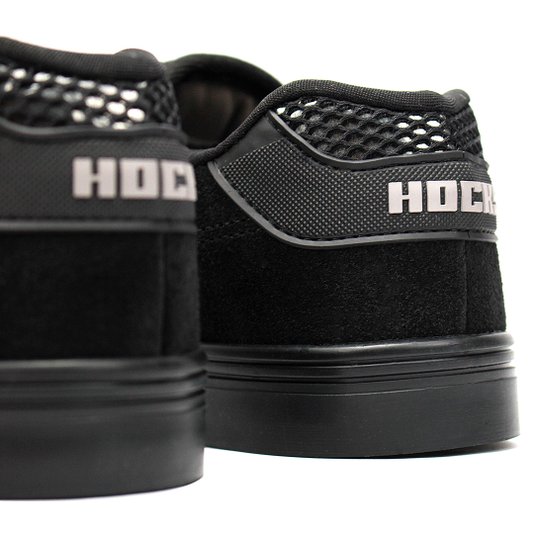 Tênis Masculino Hocks Flat Lite - Preto/Refletivo