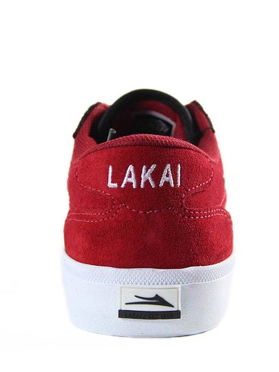 Tênis Masculino Lakai Manchester - Black/White/Red
