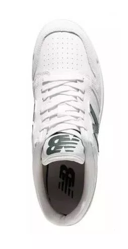 Tênis Masculino New Balance 480L - Branco/Verde Militar/Cinza