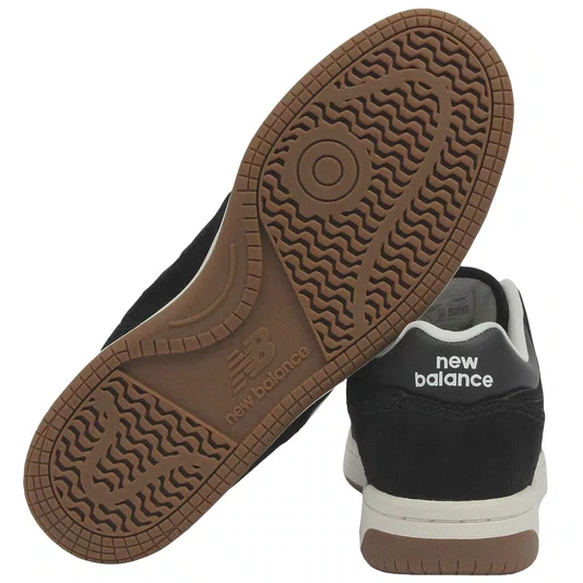 Tênis Masculino New Balance 480L - Preto/Bege