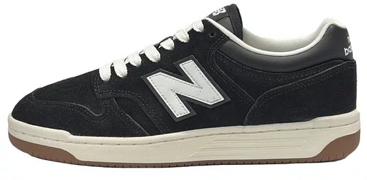 Tênis Masculino New Balance 480L - Preto/Bege
