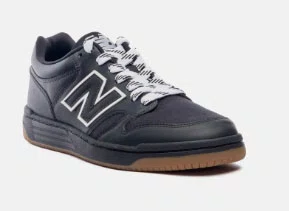 Tênis Masculino New Balance 480L - Preto/Branco/Natural