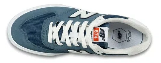 Tênis Masculino New Balance Numeric 574 - Marinho/Branco