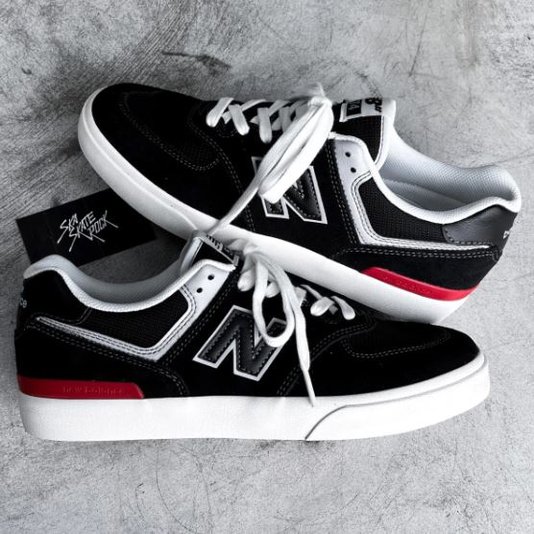 Tênis Masculino New Balance Numeric 574 Vulc - Preto/Bege