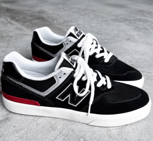 Tênis Masculino New Balance Numeric 574 Vulc - Preto/Bege