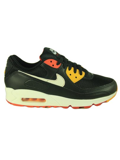 Tênis Masculino Nike Air Max 90 Recraft - Black/White/Yellow