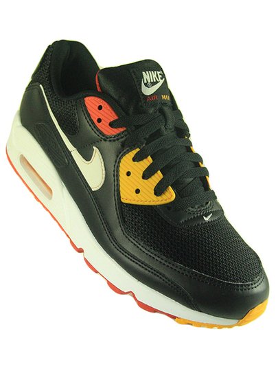 Tênis Masculino Nike Air Max 90 Recraft - Black/White/Yellow