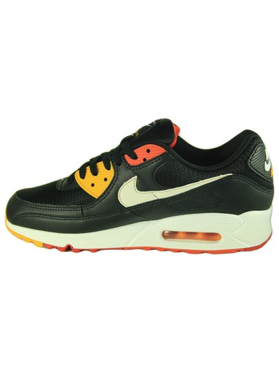 Tênis Masculino Nike Air Max 90 Recraft - Black/White/Yellow