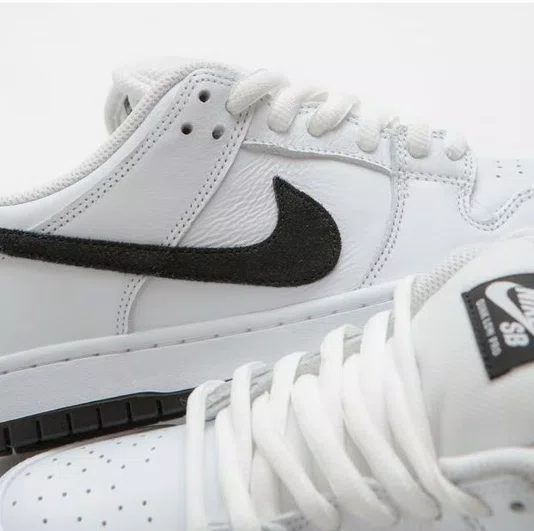 Tênis Masculino Nike Dunk Low Pro Inline - White/Black