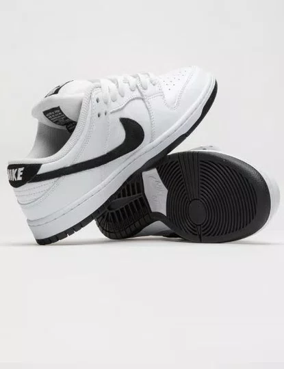 Tênis Masculino Nike Dunk Low Pro Inline - White/Black