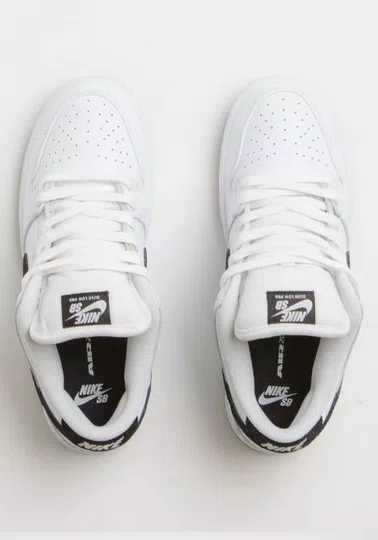 Tênis Masculino Nike Dunk Low Pro Inline - White/Black
