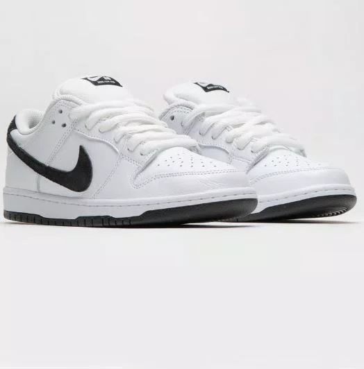 Tênis Masculino Nike Dunk Low Pro Inline - White/Black