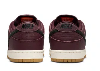 Tênis Masculino Nike Dunk Low Pro Iso Burgundy - Crush/Black