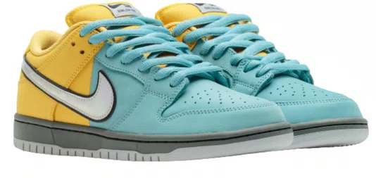 Tênis Masculino Nike Dunk Low Pro - Lightening/Wolf Grey