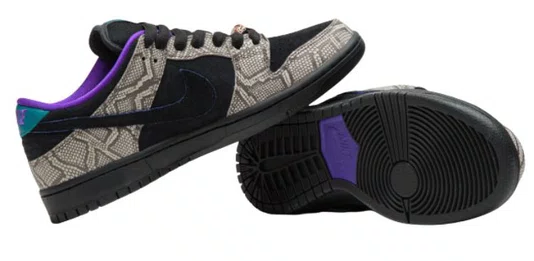 Tênis Masculino Nike Dunk Low Pro - String/Black