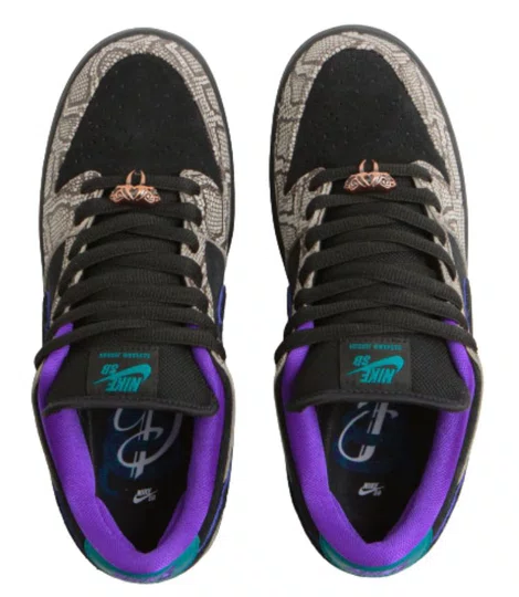 Tênis Masculino Nike Dunk Low Pro - String/Black