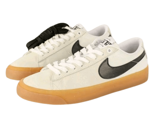 Tênis Masculino Nike SB Blazer Low Pro GT - White/Black/Noir