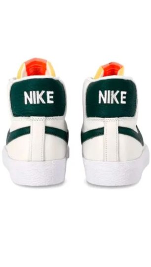 Tênis Masculino Nike SB Blazer Mid Iso 0 White/Pro Green