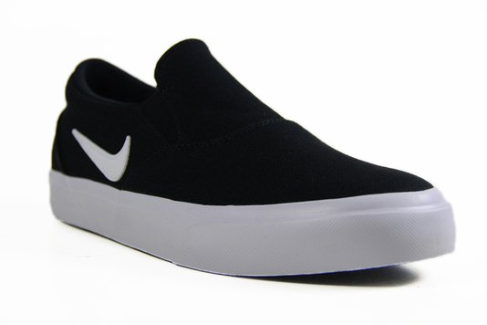 Tênis Masculino Nike SB Charge Slip - Black/White