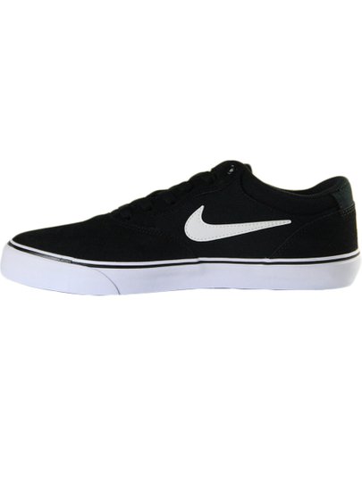 Tênis Nike Masculino SB Chron 2 (CAMURSA) Canvas - Black White