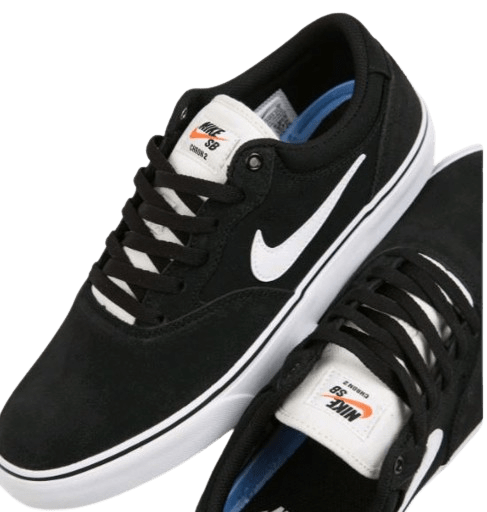 Tênis Masculino Nike SB Chron 2 - Black White/Black Sail
