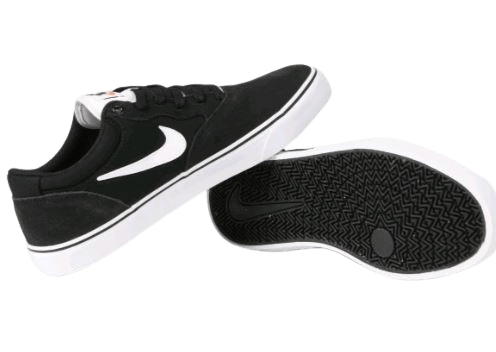 Tênis Masculino Nike SB Chron 2 - Black White/Black Sail