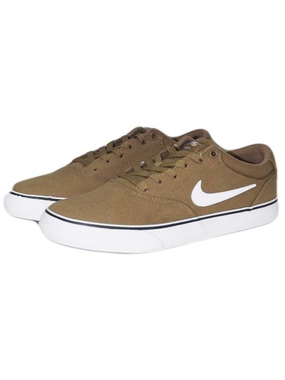 Tênis Masculino Nike SB Chron 2 CNVS - Driftwood/White