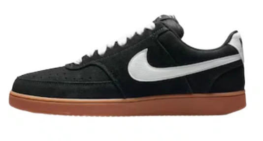 Tênis Masculino Nike Sb Court Vision Lo Fl - Black/Gum