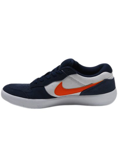 Tênis Masculino Nike SB Force 58 - Midnight Navy/Orange Safety