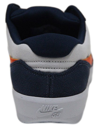 Tênis Masculino Nike SB Force 58 - Midnight Navy/Orange Safety