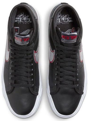 Tênis Masculino Nike SB Grant Taylor Zoom Blazer Mid Pro GT - Black/Metalic
