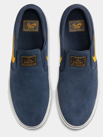 Tênis Masculino Nike SB Janoski Slip Thunder - Blue/White