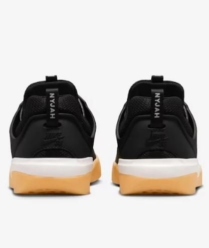 Tênis Masculino Nike SB Nyjah 3 - Black White Noir