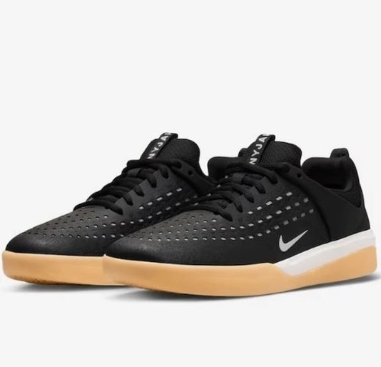 Tênis Masculino Nike SB Nyjah 3 - Black White Noir