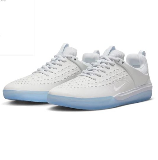 Tênis Masculino Nike SB Nyjah 3 - Pure Platinum/White