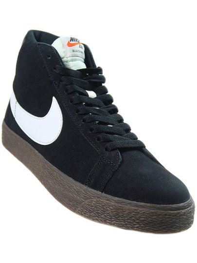 Tênis Masculino Nike SB Zoom Blazer Mid - Black Gum/White