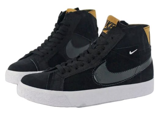 Tênis Masculino Nike SB Zoom Blazer Mid Premium - Black/Anthracite-Black-White/Noir/Blanc