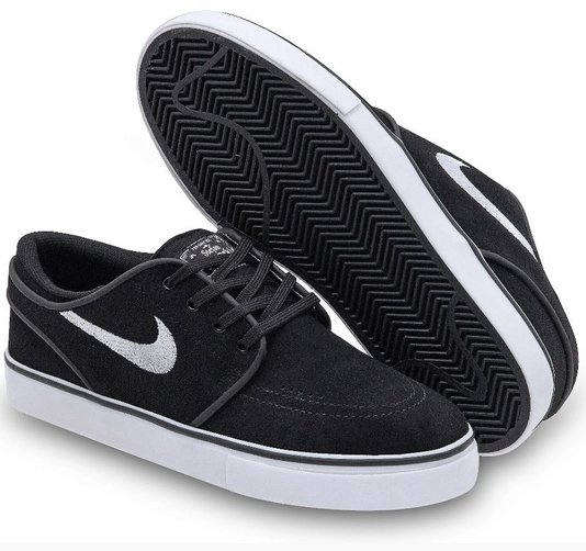 Tênis Masculino Nike SB Zoom Janoski OG - Black White Noir