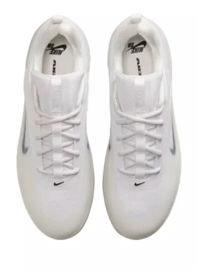 Tênis Masculino Nike SB Zoom Nyjah 4 - White/Noir
