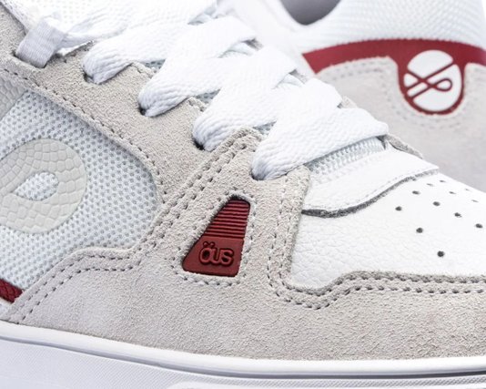 Tênis Masculino OUS 2K - Branco/Bordo Imperial