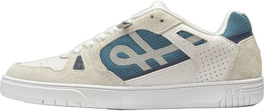 Tênis Masculino Ous 2K White Reflexo Turquesa - Branco/Turquesa