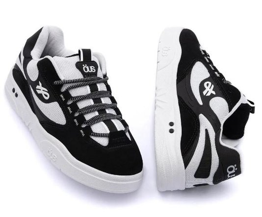 Tênis Masculino Ous Fluente GTX - Preto/Branco