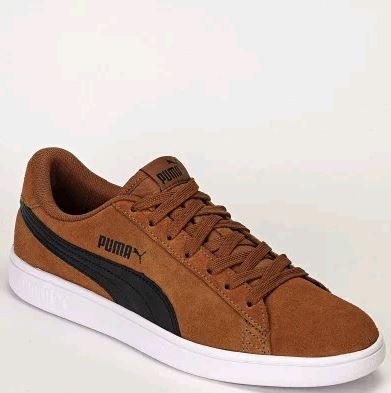 Tênis Masculino Puma Smash V2 BDP - Brown/White/Black